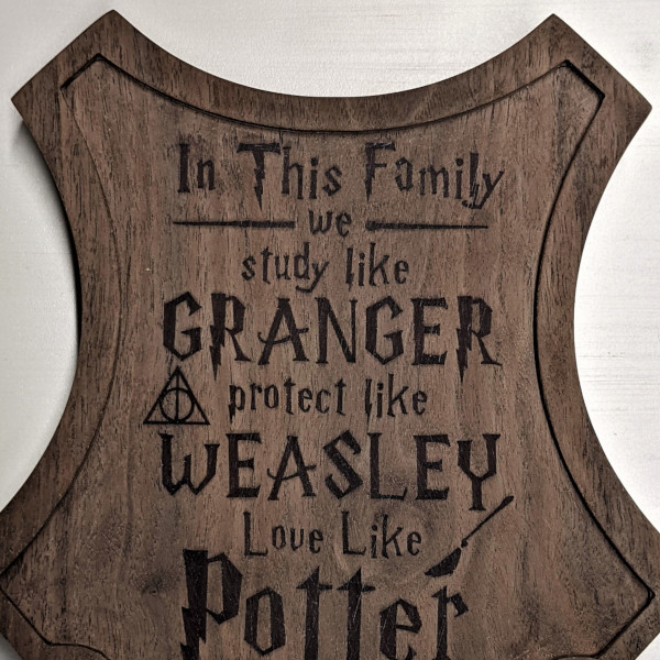 Harry Potter Plaque