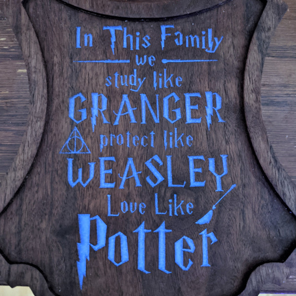 Harry Potter Plaque